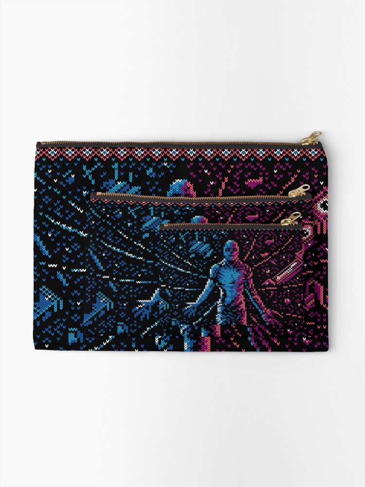 Alternate view of Stranger Sweater 4 Zipper Pouch