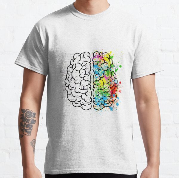 Vista previa del artículo con la obra «BEAUTIFUL NERDY BRAIN T-shirt», diseñado y vendido por Darkweiss.
