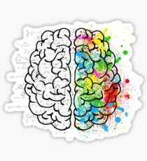 BEAUTIFUL NERDY BRAIN T-shirt Sticker