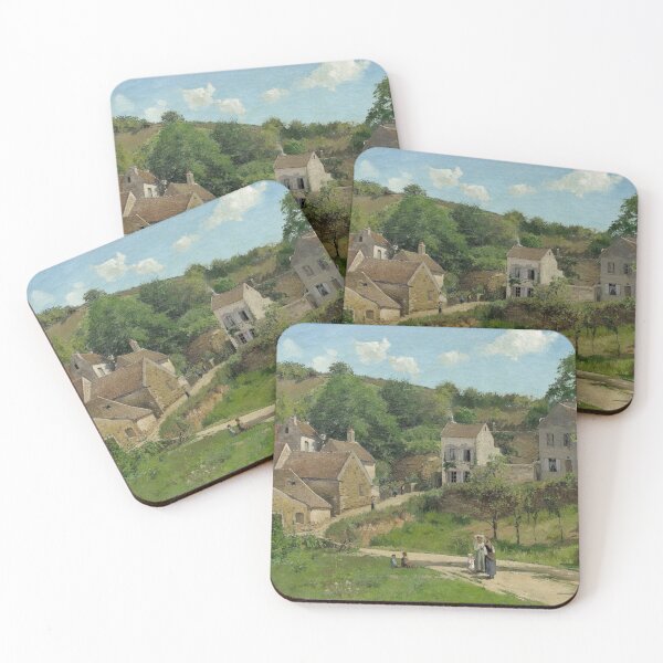 Item preview, The Hermitage at Pontoise Camille Pissarro designed and sold by OldTimeArt.