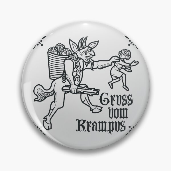 Item preview, Greetings from Krampus (Black) designed and sold by abshierartwork.
