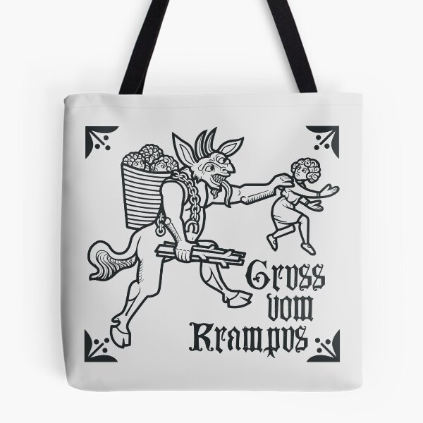 Item preview, Greetings from Krampus (Black) designed and sold by abshierartwork.