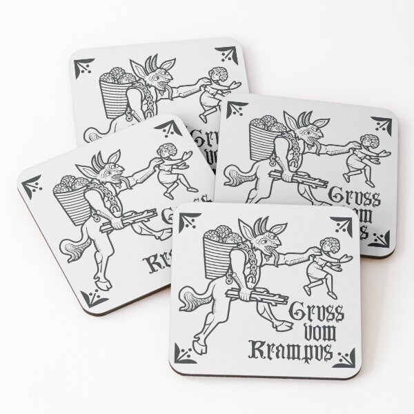 Item preview, Greetings from Krampus (Black) designed and sold by abshierartwork.