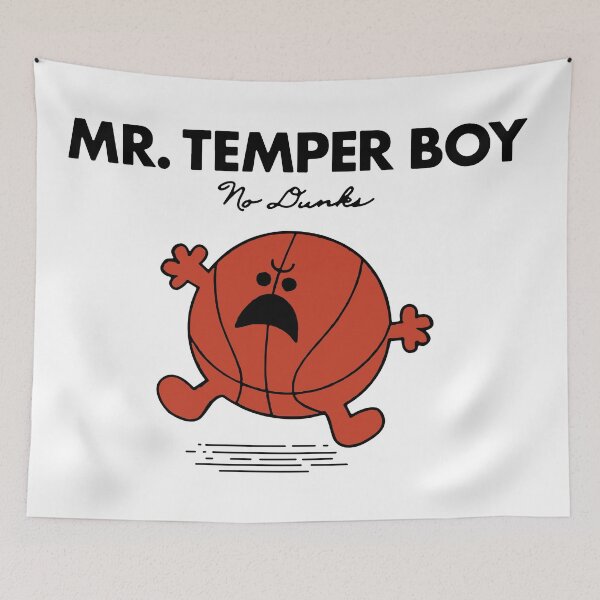 Item preview, Mr. Temper Boy - No Dunks Klay thompson  designed and sold by tomatosoup210.