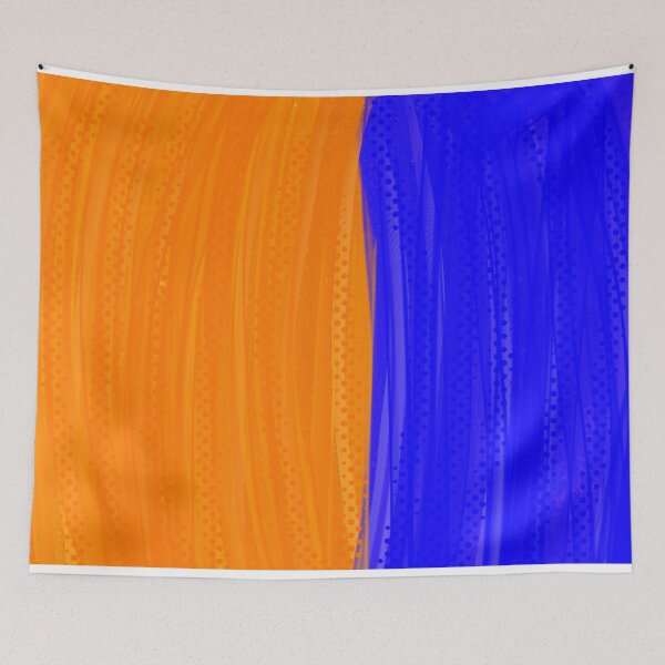 Item preview, Orange and Blue background designed and sold by GhostAngelChao.