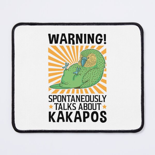 Item preview, Talks spontaneously about Kakapo flightless parrot designed and sold by madgrfx.
