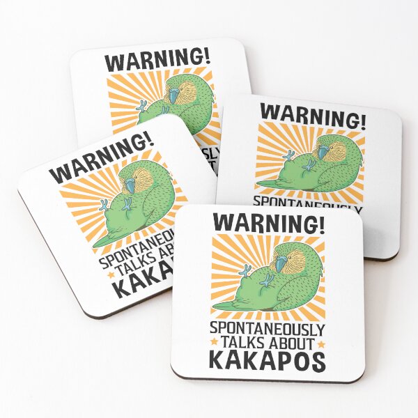 Item preview, Talks spontaneously about Kakapo flightless parrot designed and sold by madgrfx.