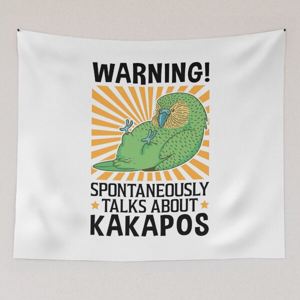 Item preview, Talks spontaneously about Kakapo flightless parrot designed and sold by madgrfx.