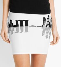 skyline singapore Mini Skirt