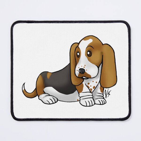 Item preview, Basset Hound Tri-Color designed and sold by Jennifer Stolzer.