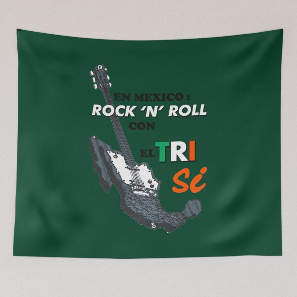 Item preview, Espumoso Dotado Maravilloso EN MÉXICO ROCK AND ROLL CON LA TRI REPUBLICA MEXICANA EN FORMA DE UN Camiseta  designed and sold by esert.