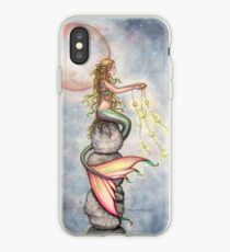 "Star Filled Sky" Mermaid Art by Molly Harrison iPhone-Hülle & Cover