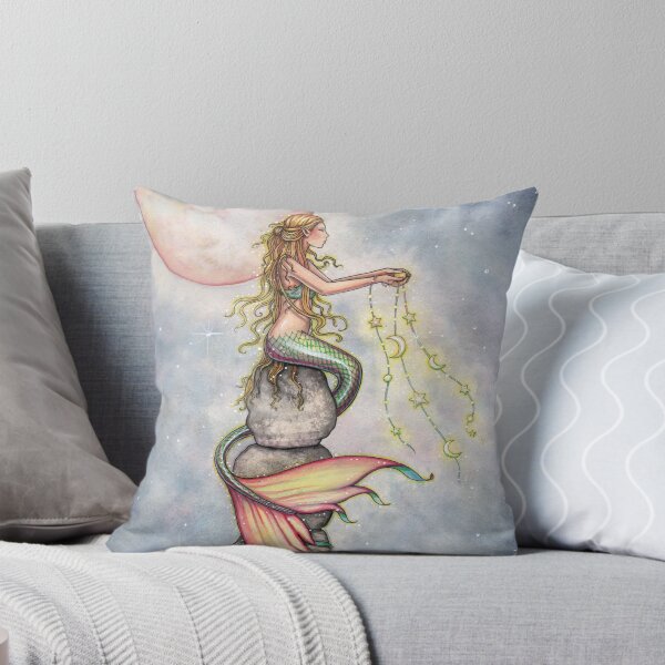 Item preview, "Star Filled Sky" Mermaid Art by Molly Harrison designed and sold by Molly  Harrison.