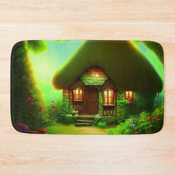 Item preview, Fantasy House In a Greenery Scene, Fantasy Cottagecore designed and sold by NatureFood.