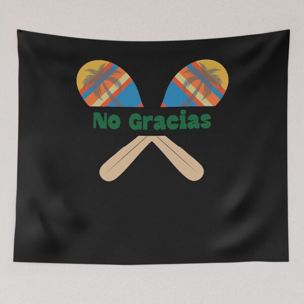 Item preview, Maracas, No Gracias, No Thank you Travel Gear designed and sold by TastySpace.