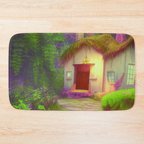 Item preview, Fantasy House In a Greenery Scene, Fantasy Cottagecore designed and sold by NatureFood.