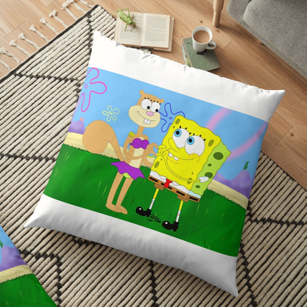 sandy cheeks body pillow