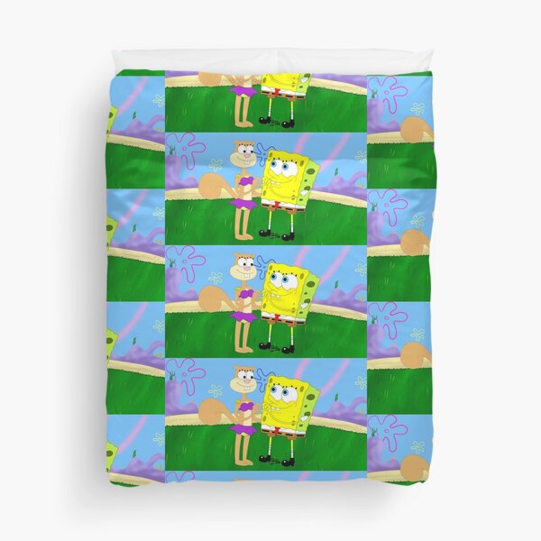 Spandy Spongebob X Sandy Cheeks Duvet Cover For Sale By Iedasb Redbubble 