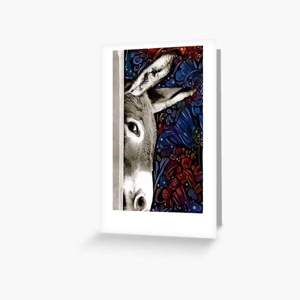 Donkey Greeting Card