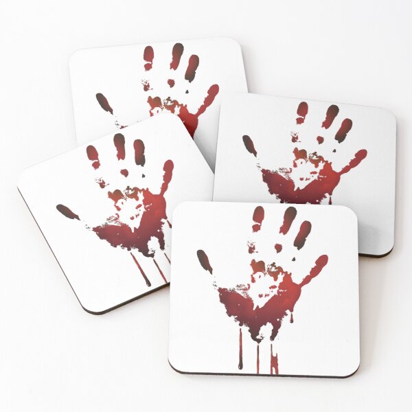Item preview, Bloody Hand Palm Print designed and sold by SkinComix.