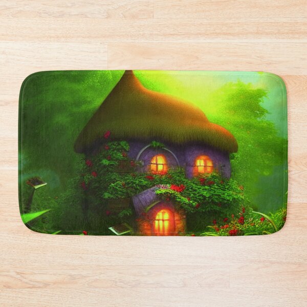 Item preview, Fantasy House In a Greenery Scene, Fantasy Cottagecore designed and sold by NatureFood.