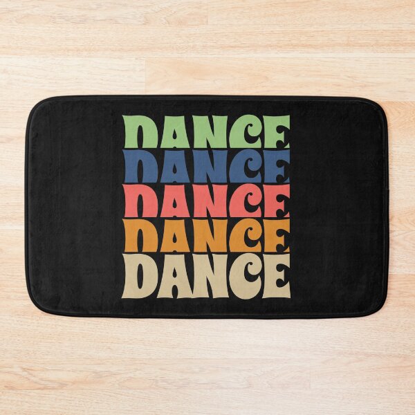 Item preview, Dance multicolor cute text designed and sold by DanceDeck.