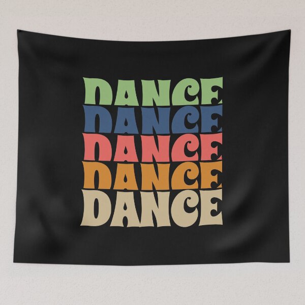 Item preview, Dance multicolor cute text designed and sold by DanceDeck.