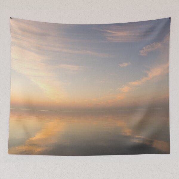 Item preview, Brushstrokes on the Sky - Glorious Sunrise Cloudscape Reflected designed and sold by Georgia Mizuleva.