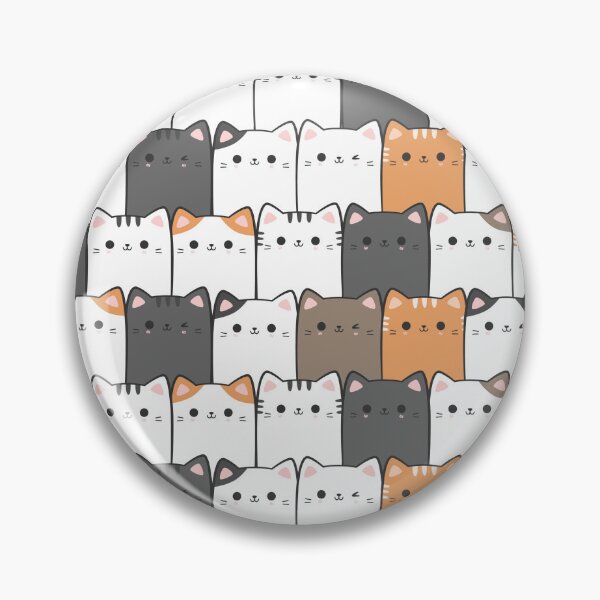 Item preview, Cute Kawaii Cat Pattern  designed and sold by XbaeX.