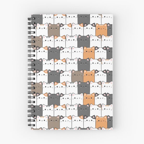 Item preview, Cute Kawaii Cat Pattern  designed and sold by XbaeX.