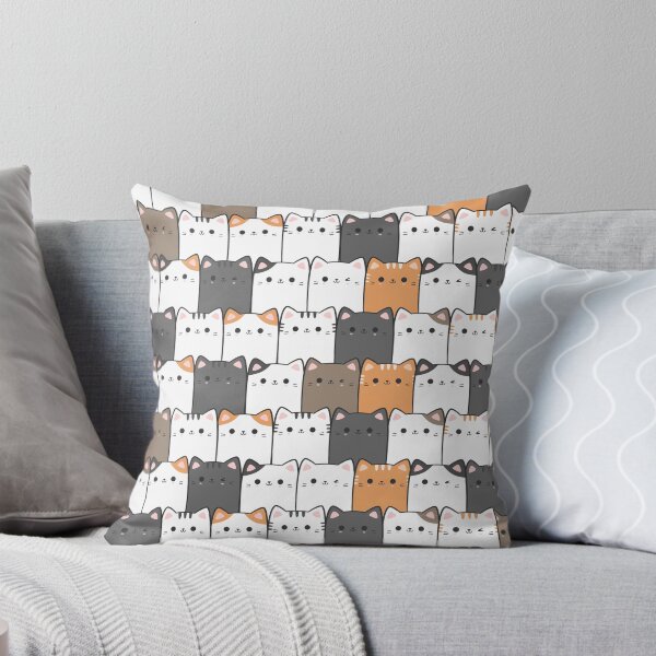 Item preview, Cute Kawaii Cat Pattern  designed and sold by XbaeX.