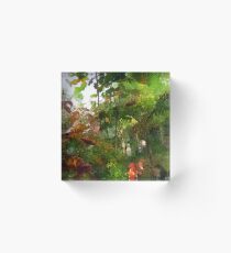 Overgrown Garden Acrylic Block