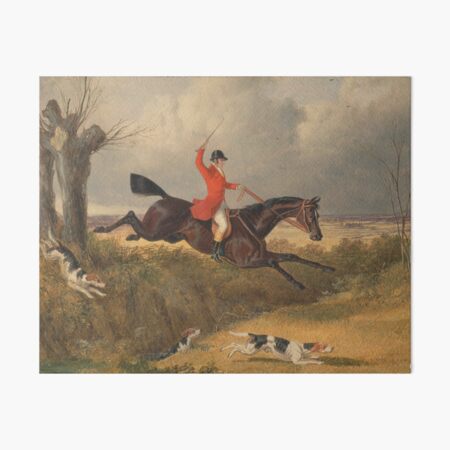 Item preview, Fox Hunting Vintage Art designed and sold by designforum1968.
