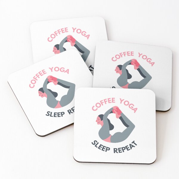 Item preview, Coffee Yoga Sleep Repeat designed and sold by karolaan.