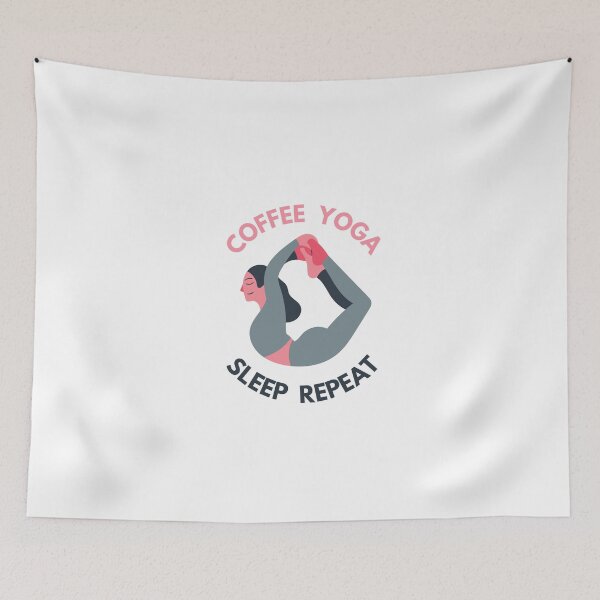 Item preview, Coffee Yoga Sleep Repeat designed and sold by karolaan.