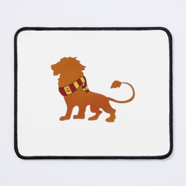 Item preview, Lion in a G red and yellow scarf designed and sold by PottersArt.