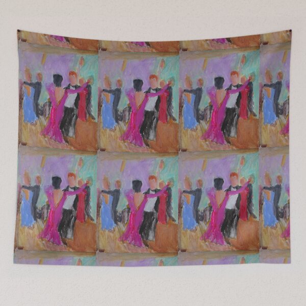 Item preview, Ballroom Dance Competitors Orginal Art by Andrea Goldsmith designed and sold by Andrea Goldsmith.