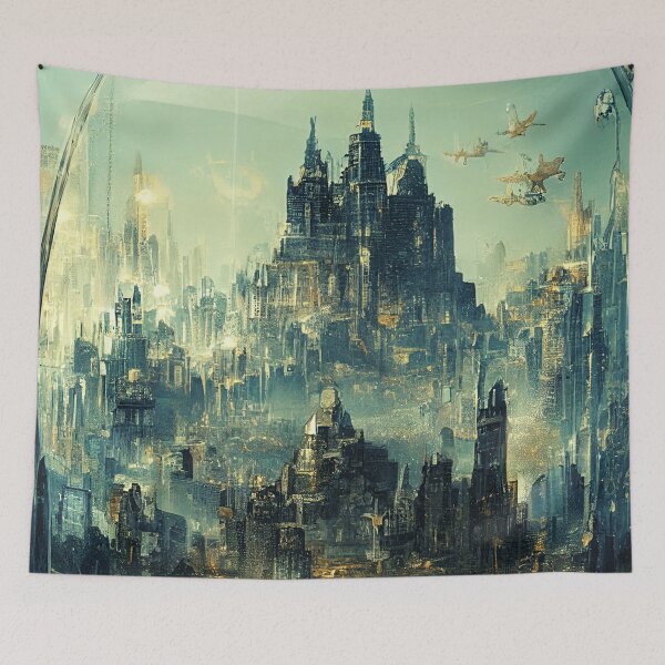 Item preview, The City Is Covered With A Glass Dome designed and sold by skolfid brows ⭐⭐⭐⭐⭐ (5.0).