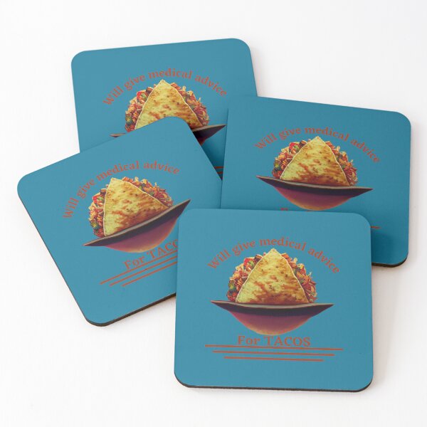 Item preview, Funny Will Give Medical Advice for Tacos  designed and sold by TheCreativeFab.