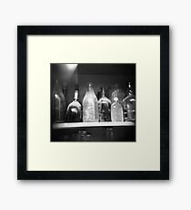 dusty bottles Framed Print