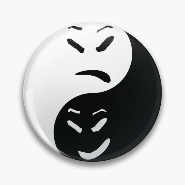 Item preview, Happy Sad Yin Yang designed and sold by designs-by-ann.