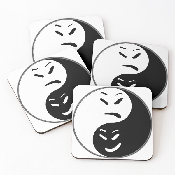 Item preview, Happy Sad Yin Yang designed and sold by designs-by-ann.