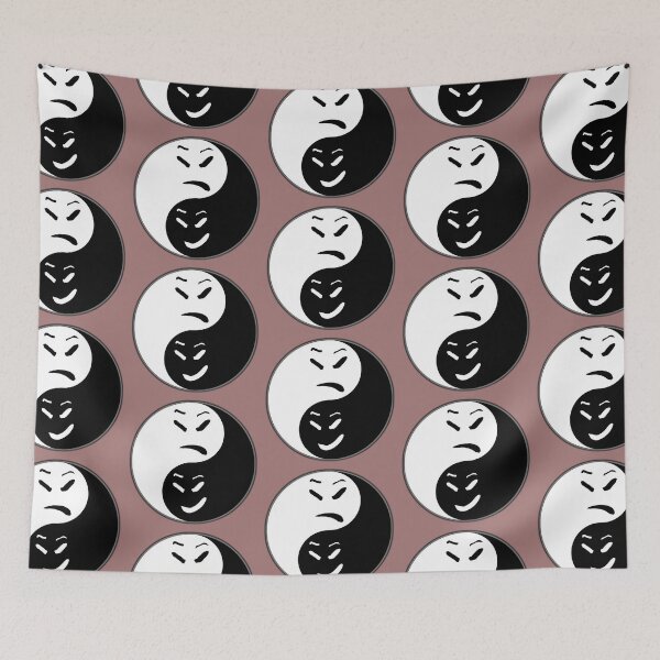 Item preview, Happy Sad Yin Yang designed and sold by designs-by-ann.