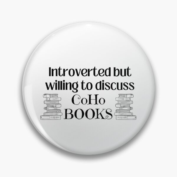 Item preview, Introverted but willing to discuss CoHo Books T-shirt  designed and sold by Nerdygirlteez.