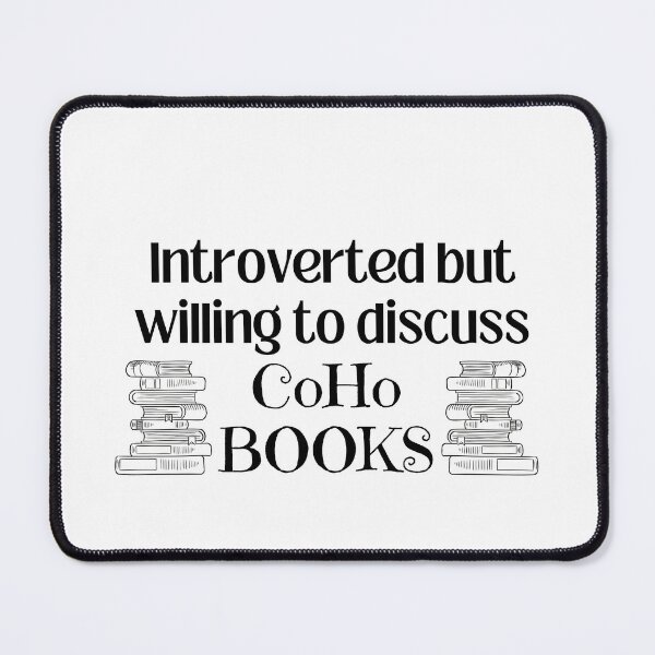Item preview, Introverted but willing to discuss CoHo Books T-shirt designed and sold by Nerdygirlteez.