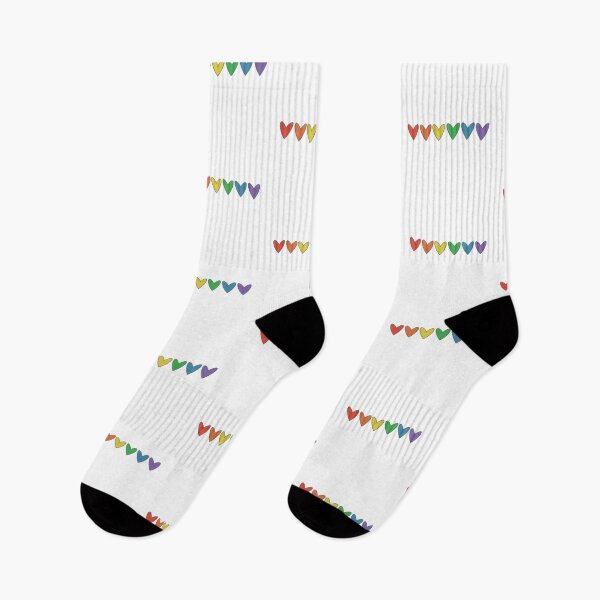 Item preview, Rainbow hearts lgbtq+ Pride flag  designed and sold by MollyJaneArt.