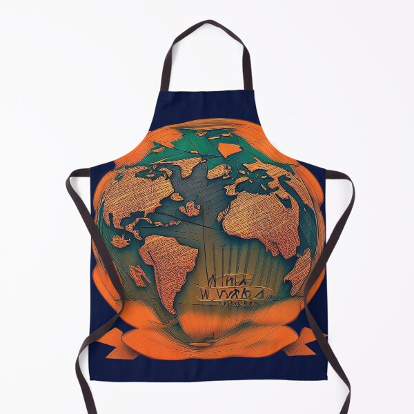 Item preview, Map of the World - Wooden Surreal Map of Earth designed and sold by artayki.