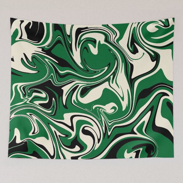 Item preview, Spill - Green, Cream and Black designed and sold by LAEC-Shop.