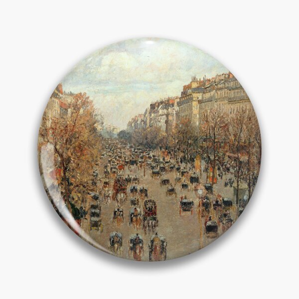 Aperçu de l'œuvre Boulevard Montmartre - Ermitage Camille Pissarro créée et vendue par OldTimeArt.