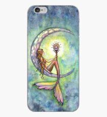 "Mermaid Moon" Mermaid Art by Molly Harrison iPhone Case
